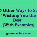 Other Ways to Say ‘Wishing You the Best’ (With Examples)