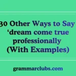 Other Ways to Say ‘dream come true professionally’ (With Examples)