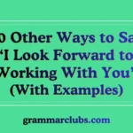 Other Ways to Say ‘I Look Forward to Working With You’ (With Examples)