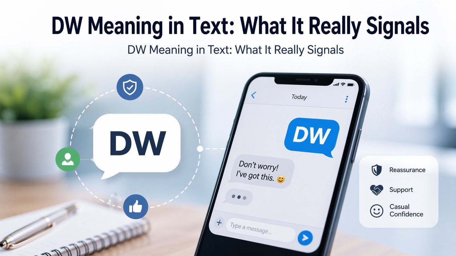 DW Meaning in Text: What It Really Signals