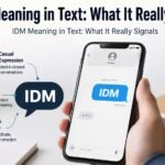 IDM Meaning in Text: What It Really Signals
