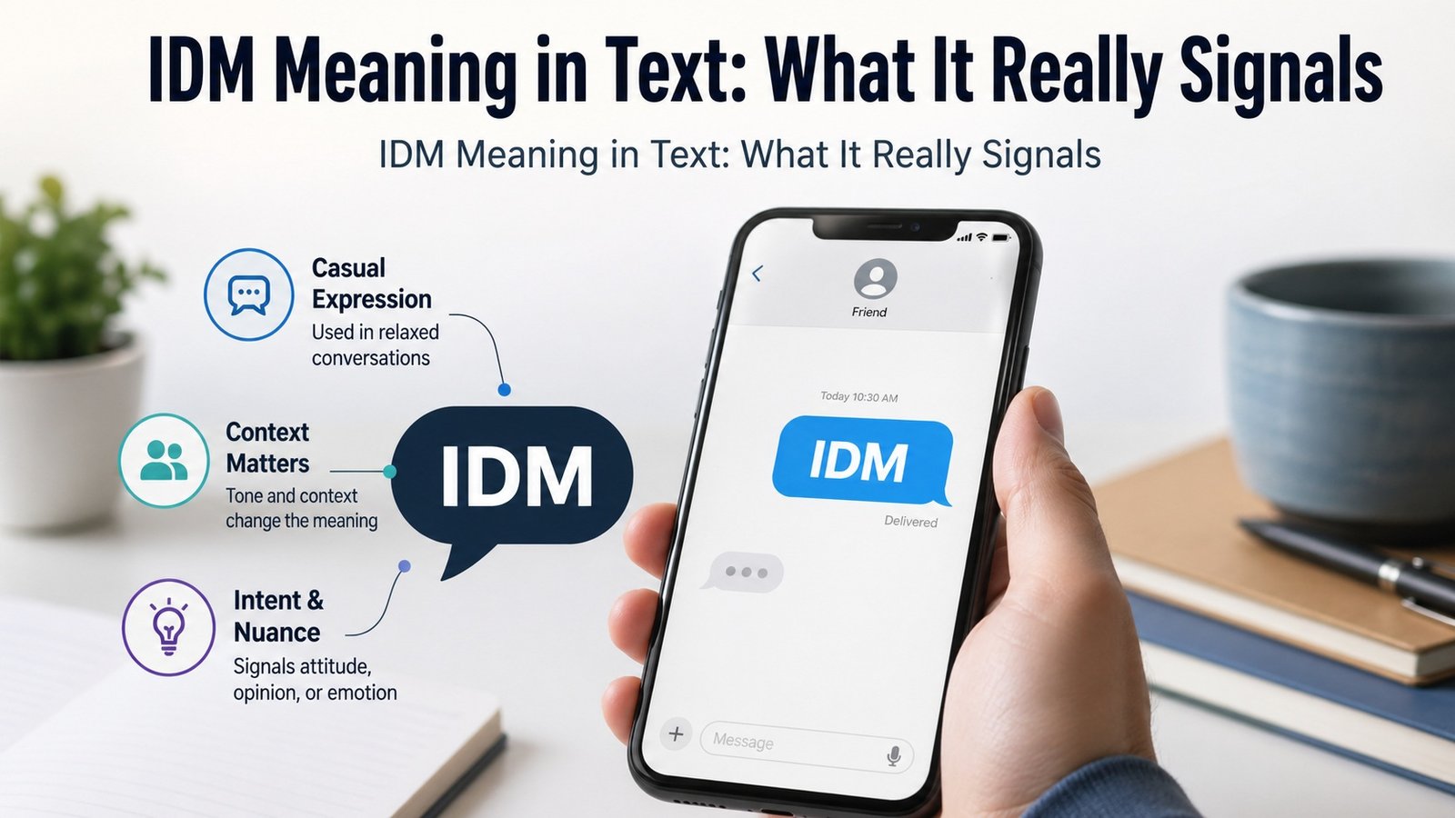 IDM Meaning in Text: What It Really Signals
