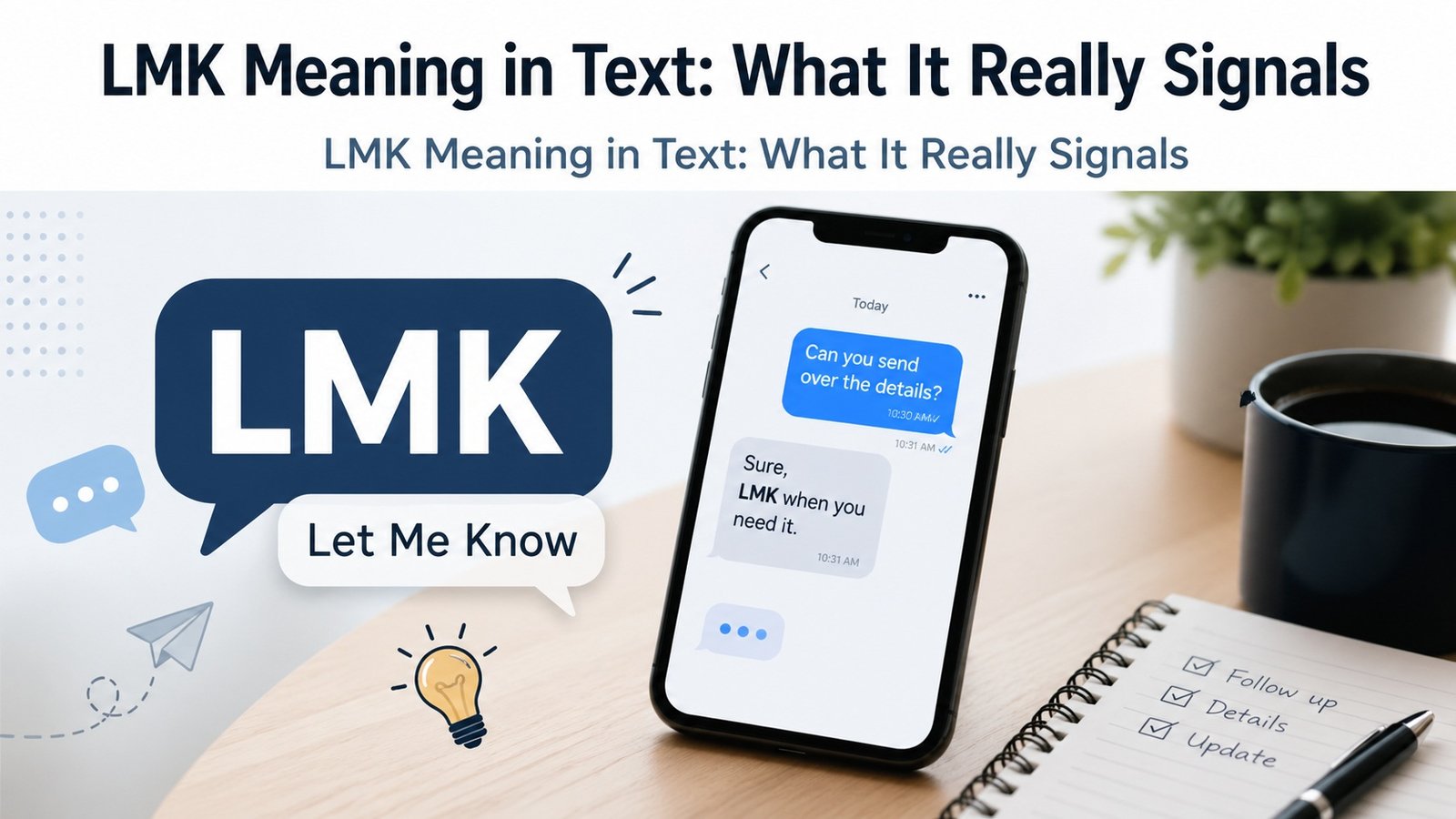 LMK Meaning in Text: What It Really Signals