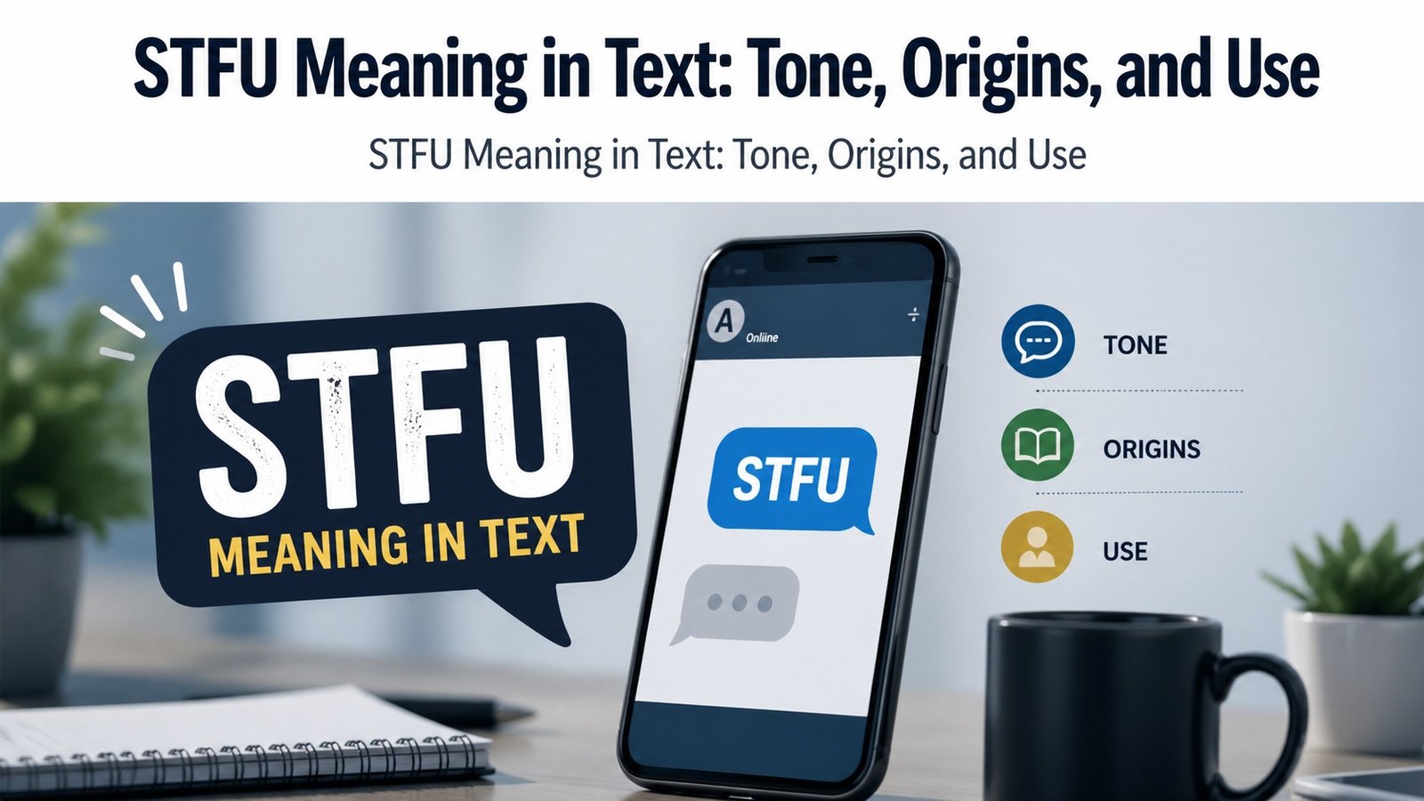 STFU Meaning in Text: Tone, Origins, and Use