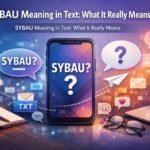 SYBAU Meaning in Text: What It Really Means