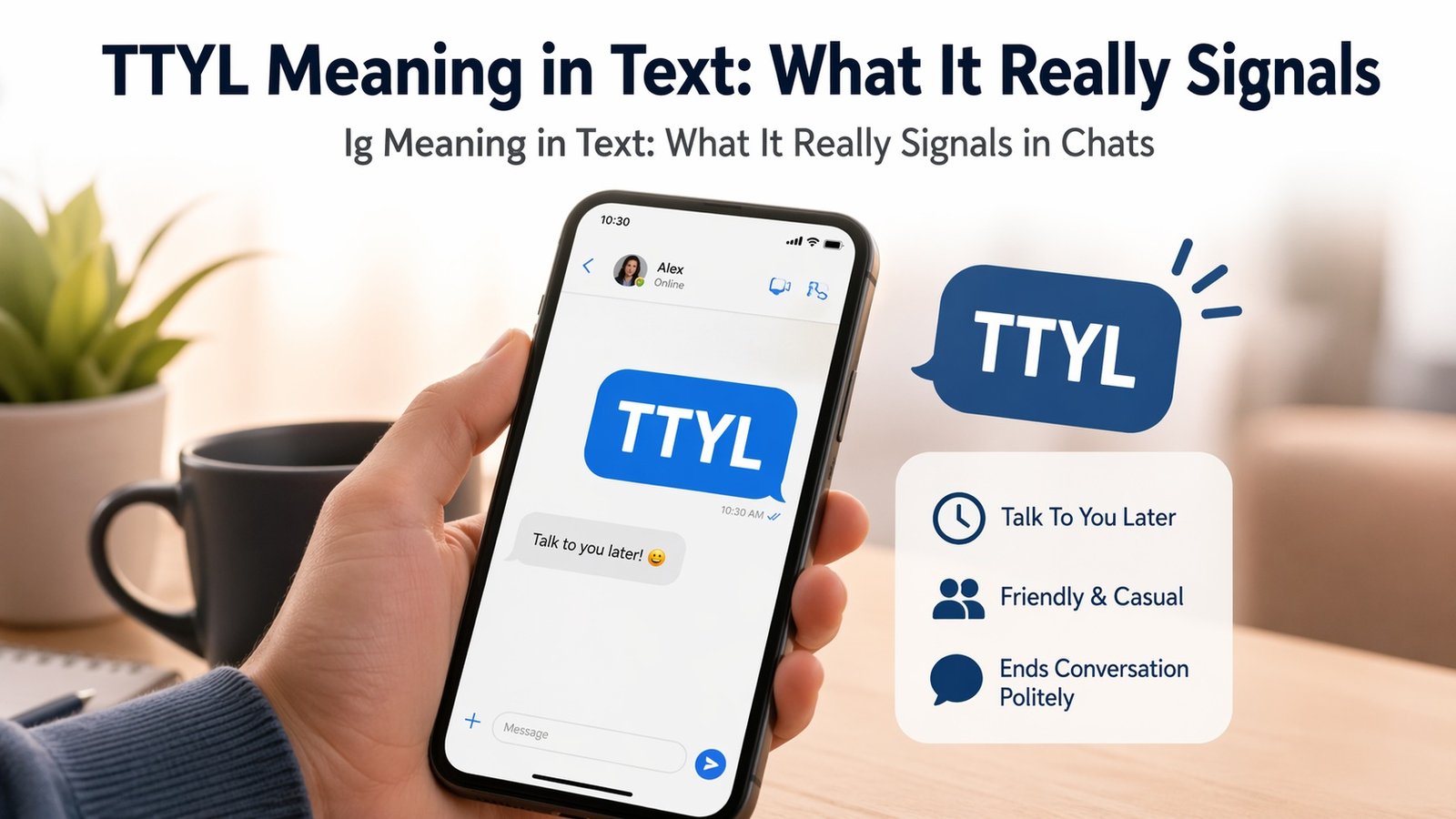 TTYL Meaning in Text: What It Really Signals