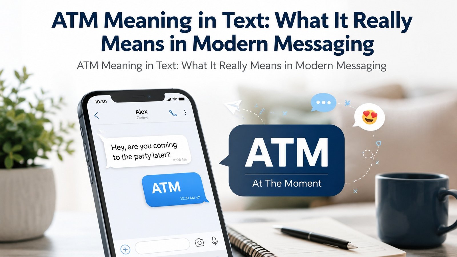 ATM Meaning in Text: What It Really Means in Modern Messaging