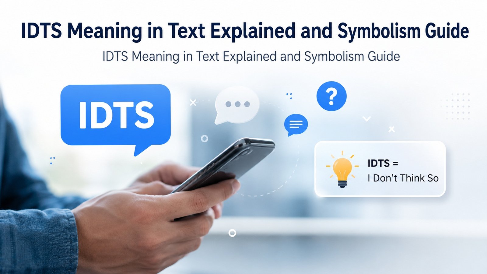 IDTS Meaning in Text Explained and Symbolism Guide