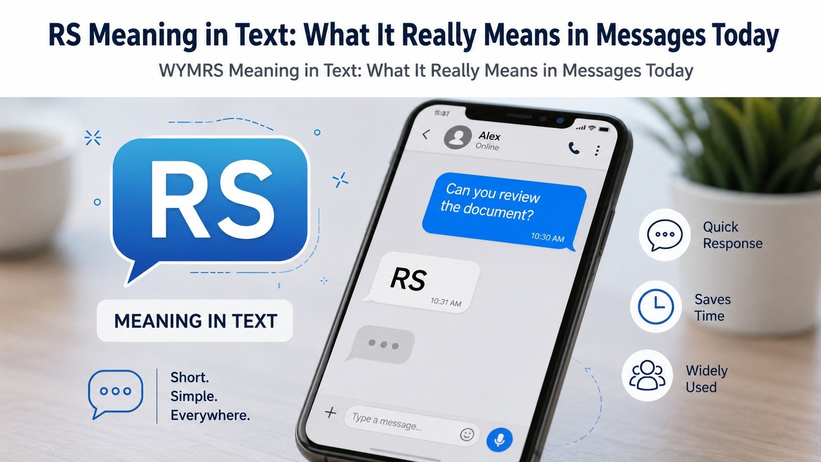 RS Meaning in Text: What It Really Means in Messages Today