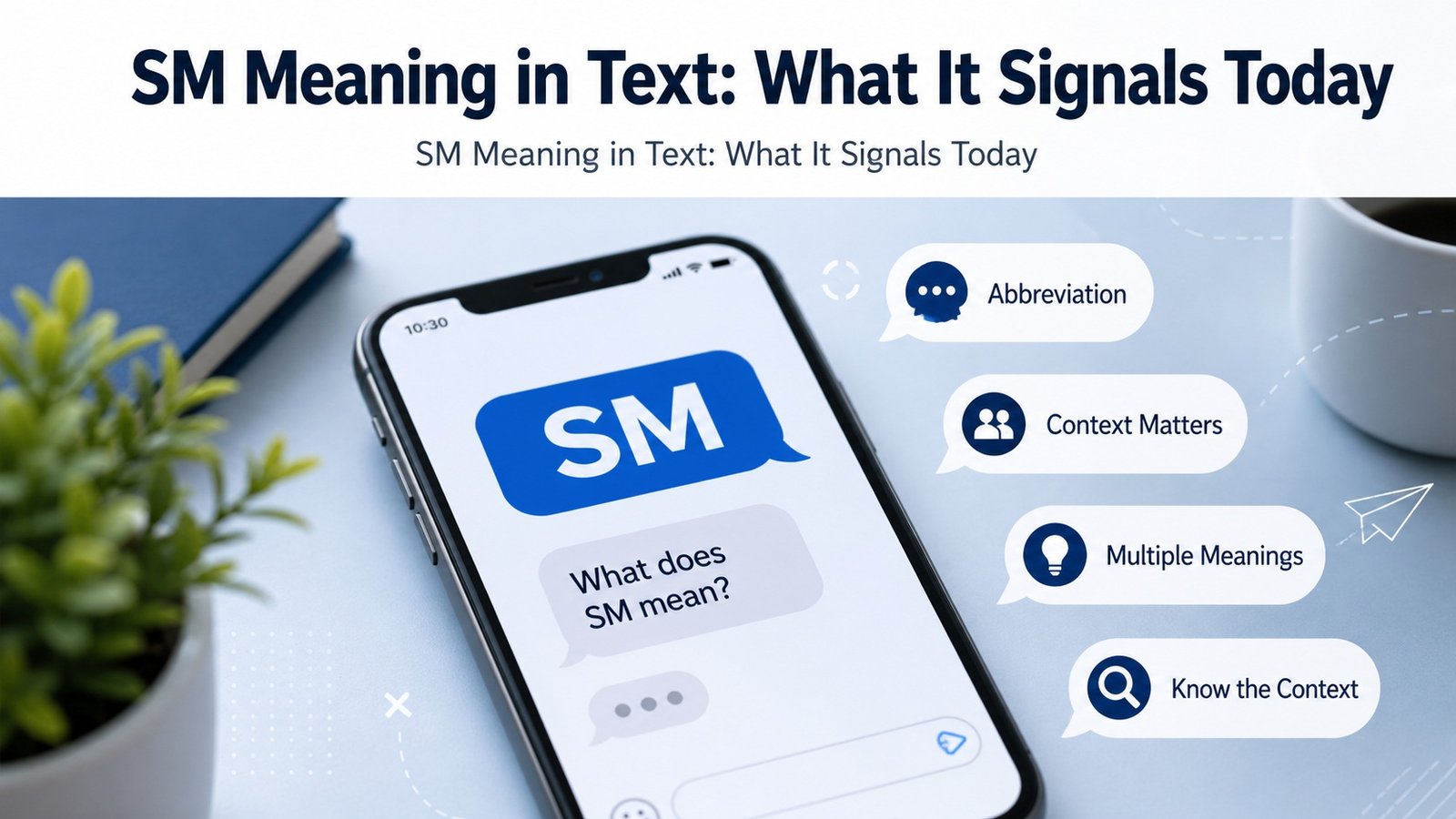 SM Meaning in Text: What It Signals Today