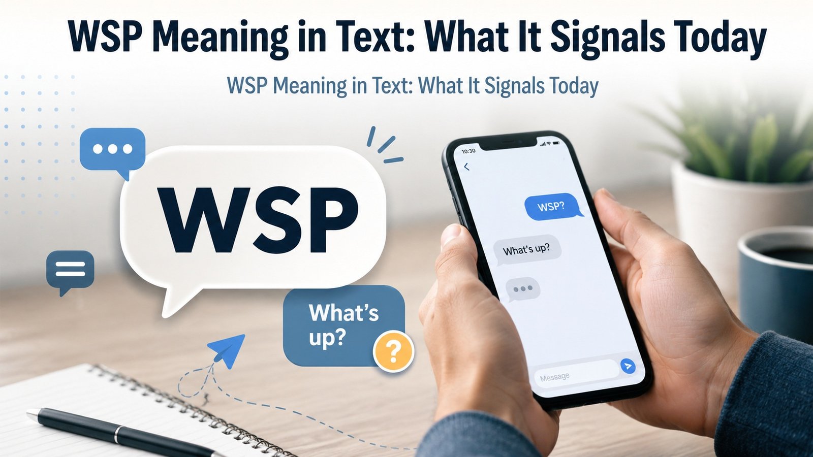 WSP Meaning in Text: What It Signals Today