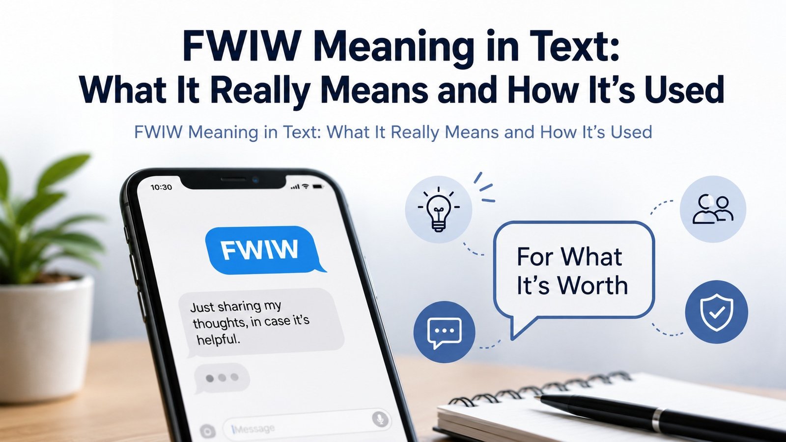 FWIW Meaning in Text: What It Really Means and How It’s Used