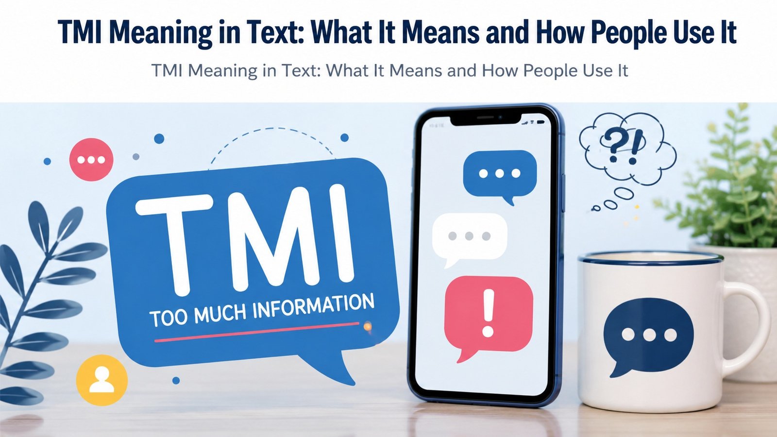 TMI Meaning in Text: What It Means and How People Use It